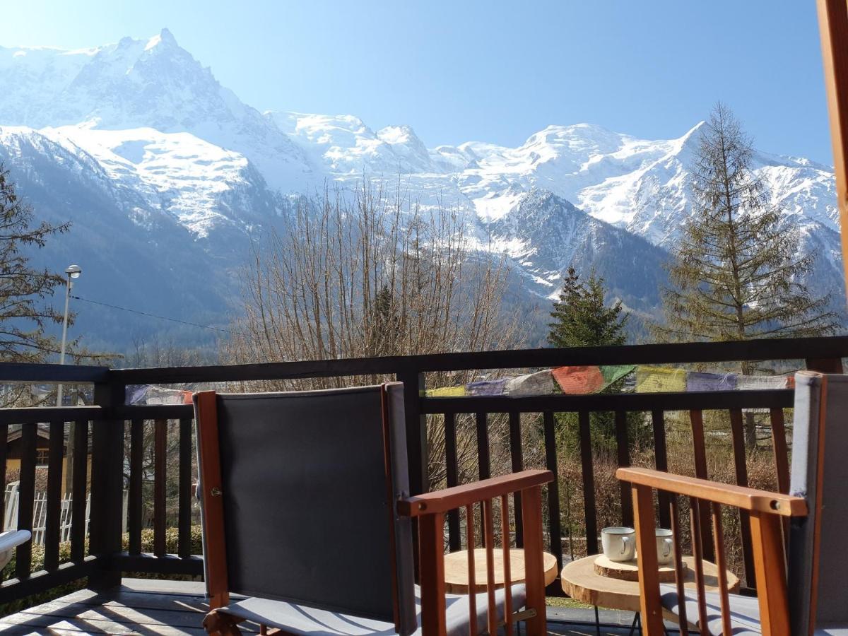 "Chalet Bobo" Cosy & Magnifique Vue Chx Sud Chamonix Buitenkant foto